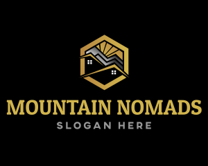 Real Estate Mountain Realty logo design