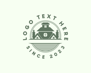 Lodge - Home Mansion Property logo design