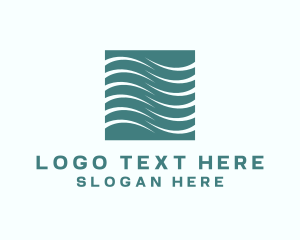 App - Wave Swim Ocean logo design