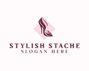 Stylish Fashion High Heels logo design