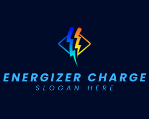 Power Lightning Energy logo design