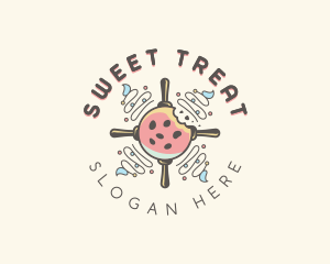 Ice Cream Cookie Dessert logo design