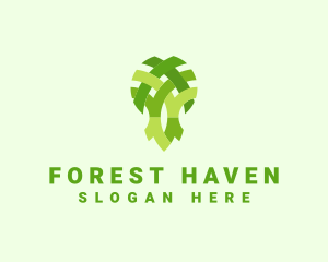 Nature Forest Tree logo design