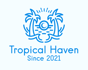 Tropical Beach Waves logo