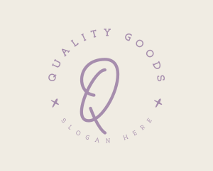 Dainty FeminineCosmetics Boutique logo design