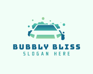 Gradient Car Wash logo design