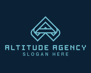 Creative Agency Letter A logo