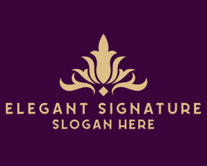 Elegant Monarch Crown logo design