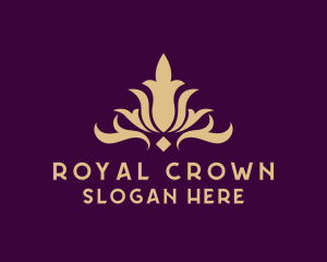 Elegant Monarch Crown logo