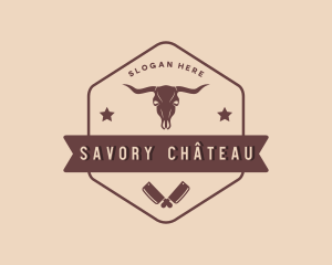 Beef Meat Butcher logo design