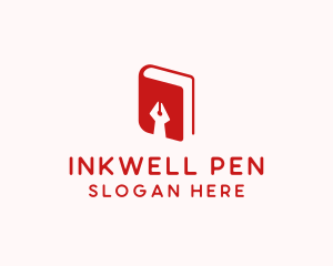 Ink Pen Book logo design