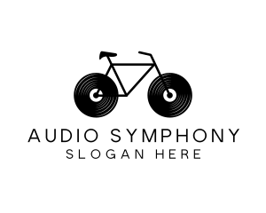 Audio Bike Bicycle logo design