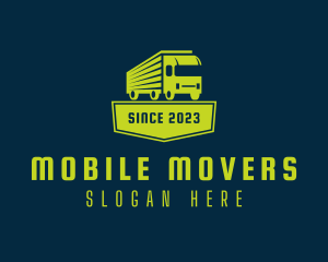 Truck Freight Delivery logo design