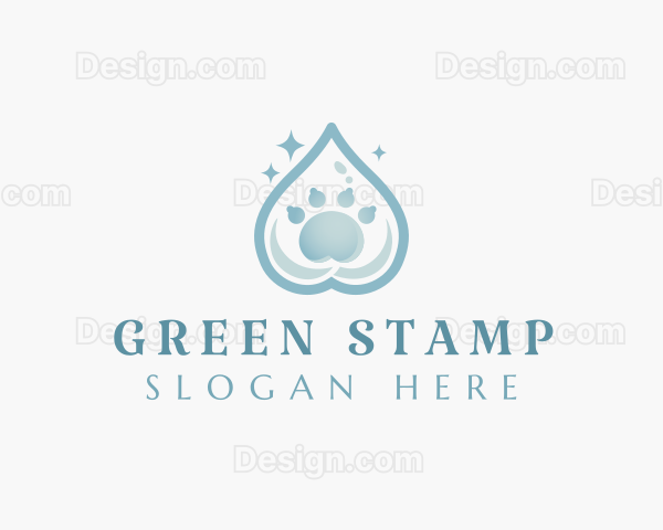 Paw Pet Groomer Logo