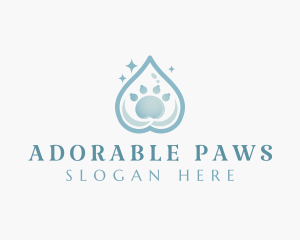 Paw Pet Groomer logo design