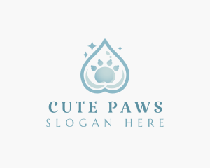 Paw Pet Groomer logo design