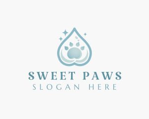 Paw Pet Groomer logo design