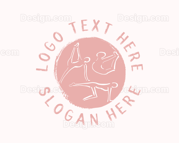 Pink Yoga Wellness Logo
