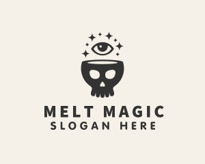 Mystic Skull Eye logo design