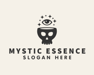 Mystic Skull Eye logo design