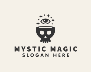 Mystic Skull Eye logo design