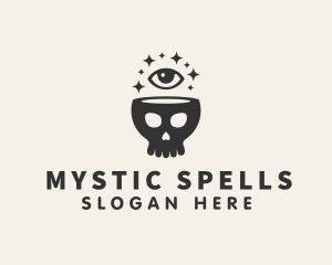 Mystic Skull Eye logo design