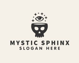 Mystic Skull Eye logo design