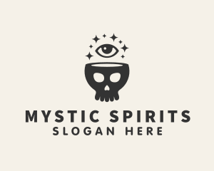 Mystic Skull Eye logo design