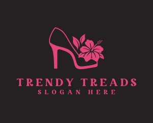 Floral Shoe Stiletto logo