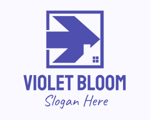 Violet House Arrow logo