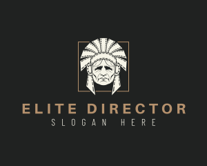 Tribal Chieftain Cinema logo design