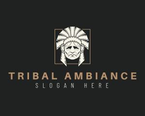 Tribal Chieftain Cinema logo design