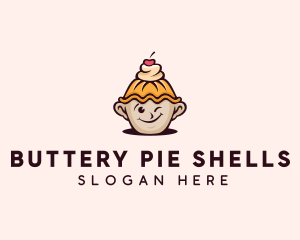 Yummy Pie Dessert logo design