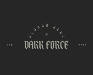 Dark Gothic Business logo design