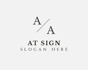 Sophisticated Clean Sign logo design