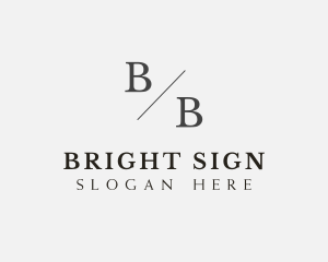 Sophisticated Clean Sign logo