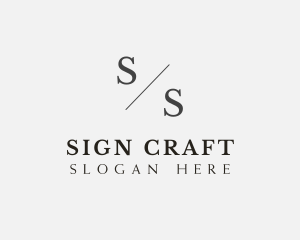 Sophisticated Clean Sign logo