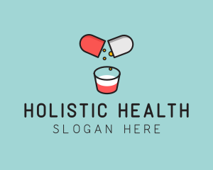 Capsule Supplement Drink logo