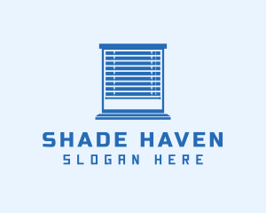 Blue Window Blinds logo design