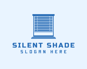 Blue Window Blinds logo design