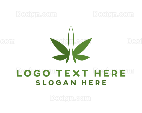 Organic Butterfly Cannabis Logo