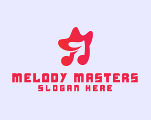 Pink Musical Star  logo
