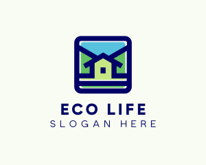 Eco Friendly Housing Residence logo design