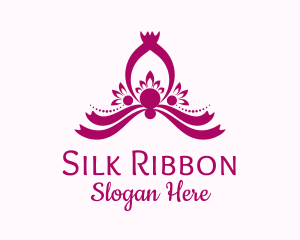 Ribbon Petal Ornament logo design