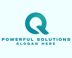 Application Letter Q logo design