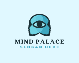 Eyes Human Mind logo design