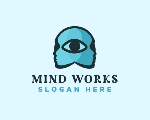 Eyes Human Mind logo design