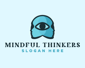 Eyes Human Mind logo design