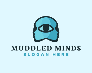 Eyes Human Mind logo design