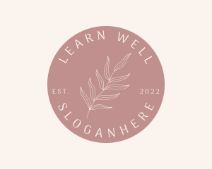 Beauty Leaves Wellness logo design